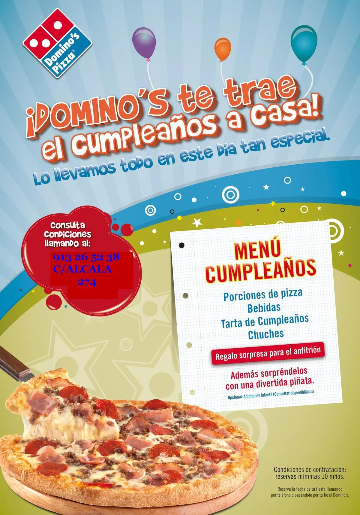 domino's pizza cumpleaños gratis - Cómo comer gratis en Domino's