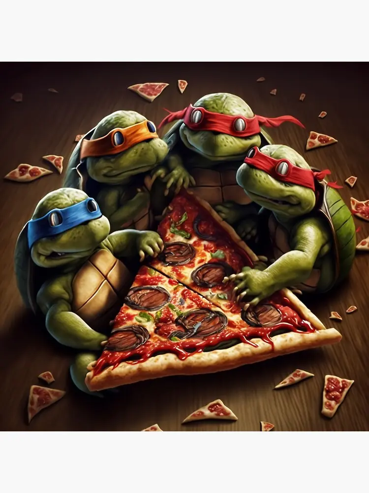 pizzería tortugas ninja - Cuál es la comida favorita de las Tortugas Ninja