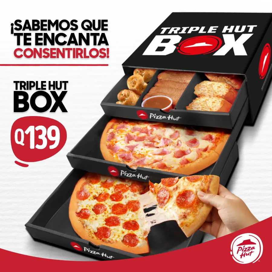 anuncio de pizza hut - Cuando llego a México Pizza Hut