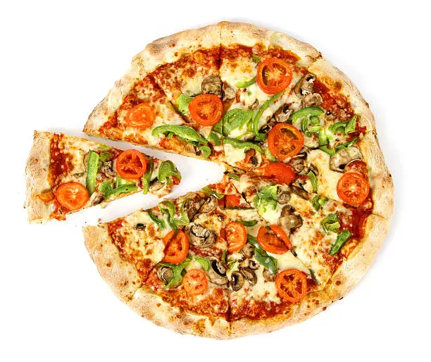 pizza en porciones - Cuántas porciones de pizza hay en una familiar