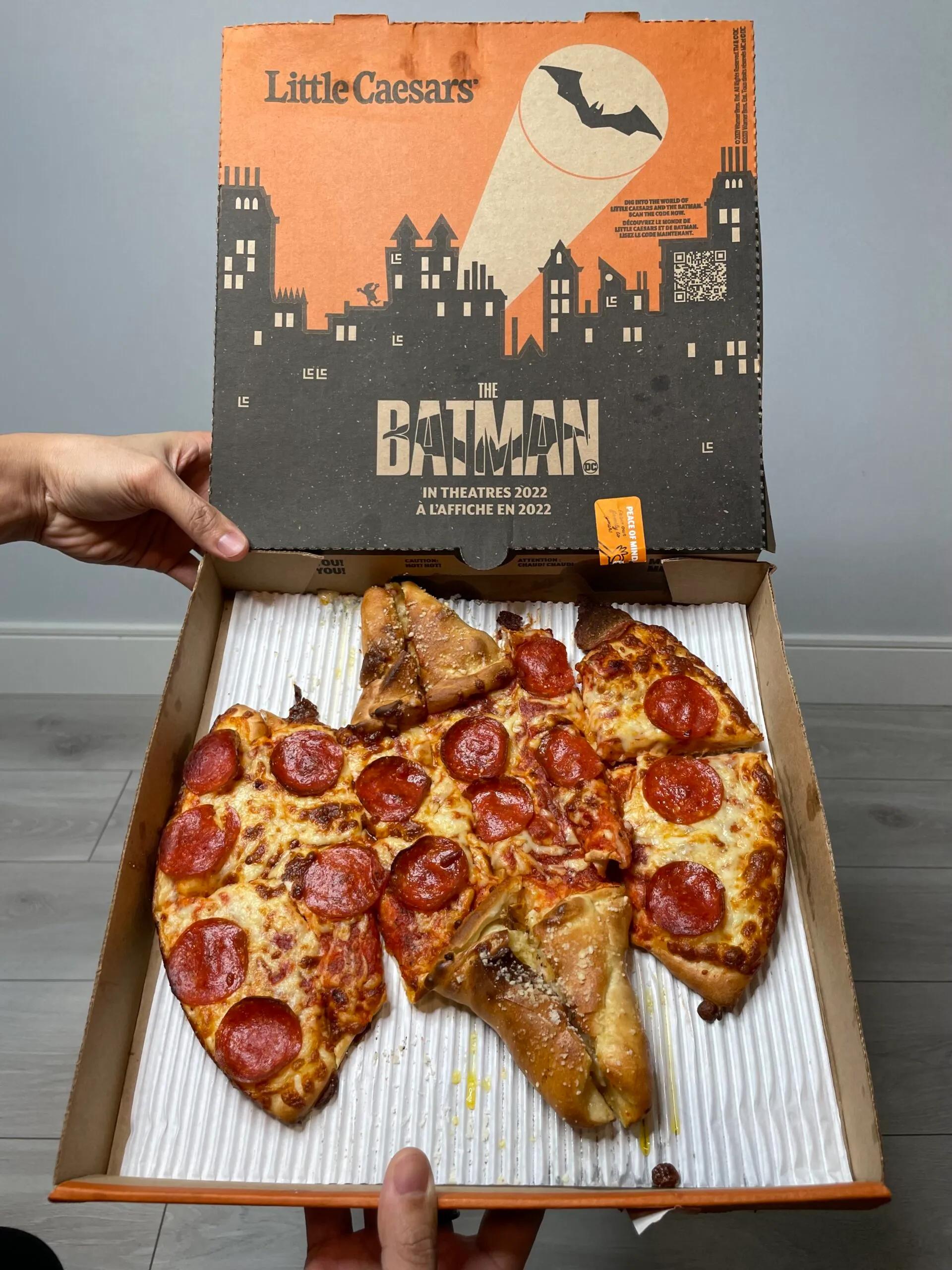 batman pizza - Cuánto cuesta la pizza de Batman