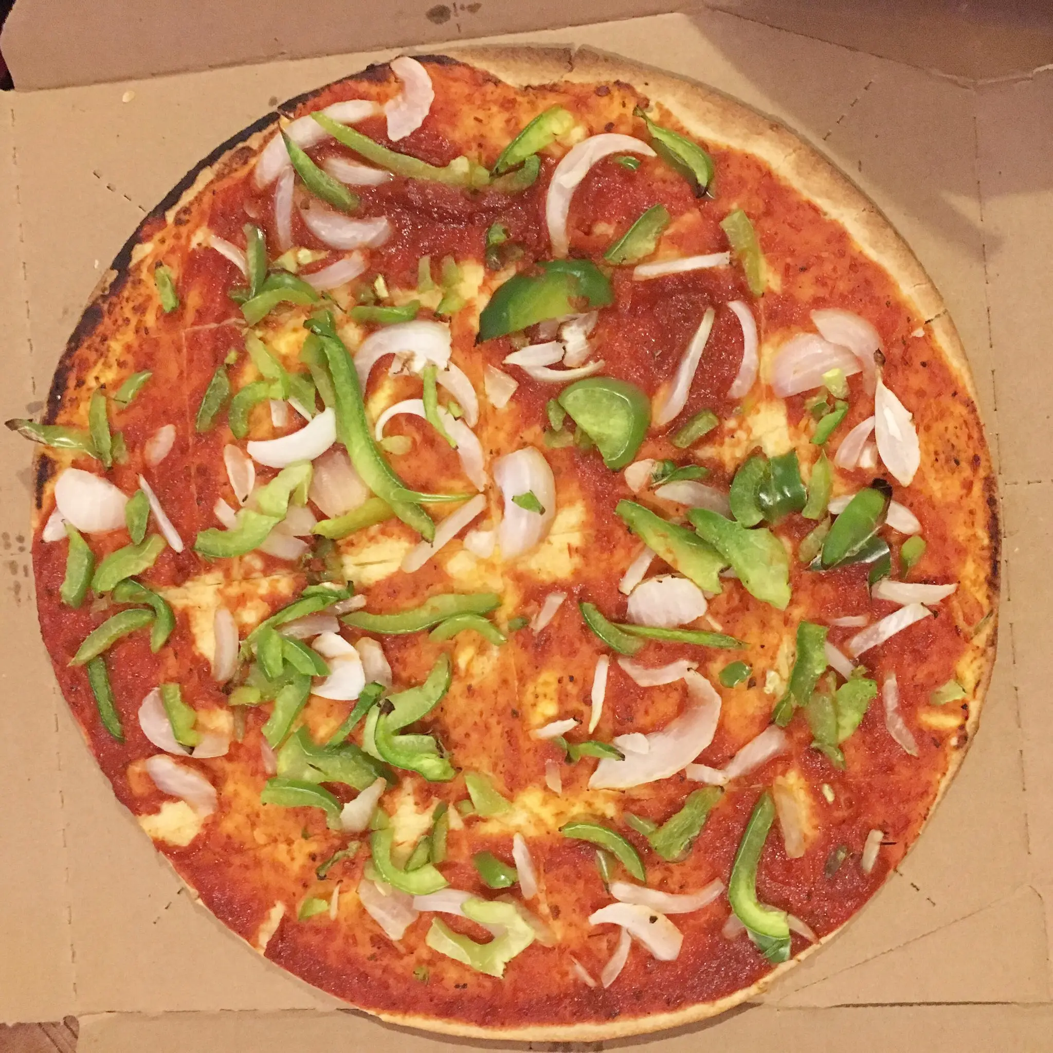 veggie thin crust pizza domino's - How many calories is a thin crust veggie pizza from Domino's