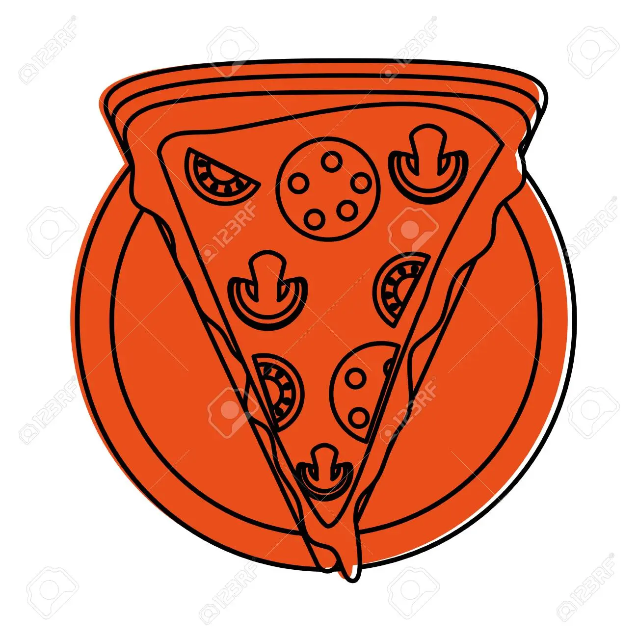 pizza color naranja - Qué contiene la pizza de Little Caesars