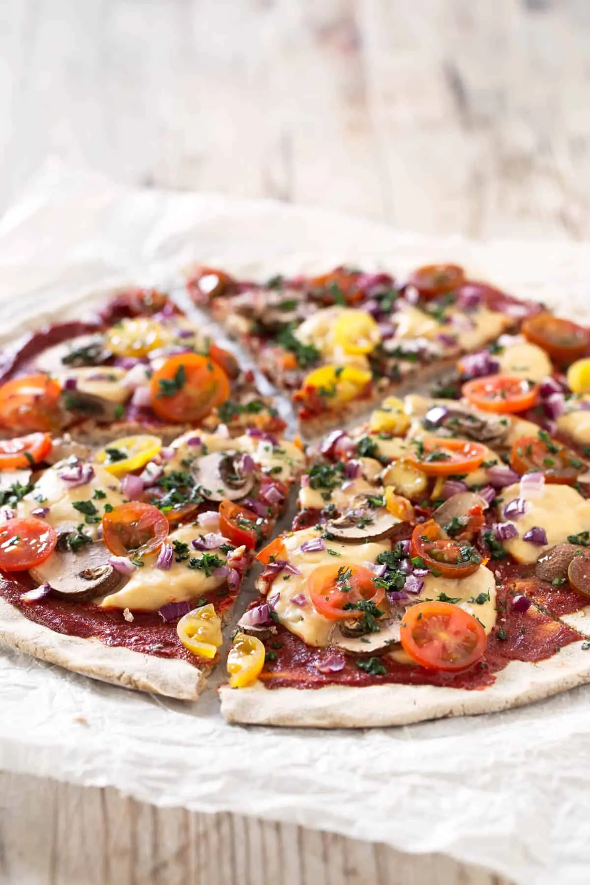 pizzas veganas - Qué lleva la masa Veggie de Dóminos