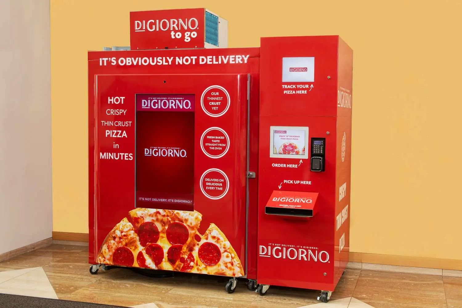 pizza vending machine - Qué poner en una vending machine