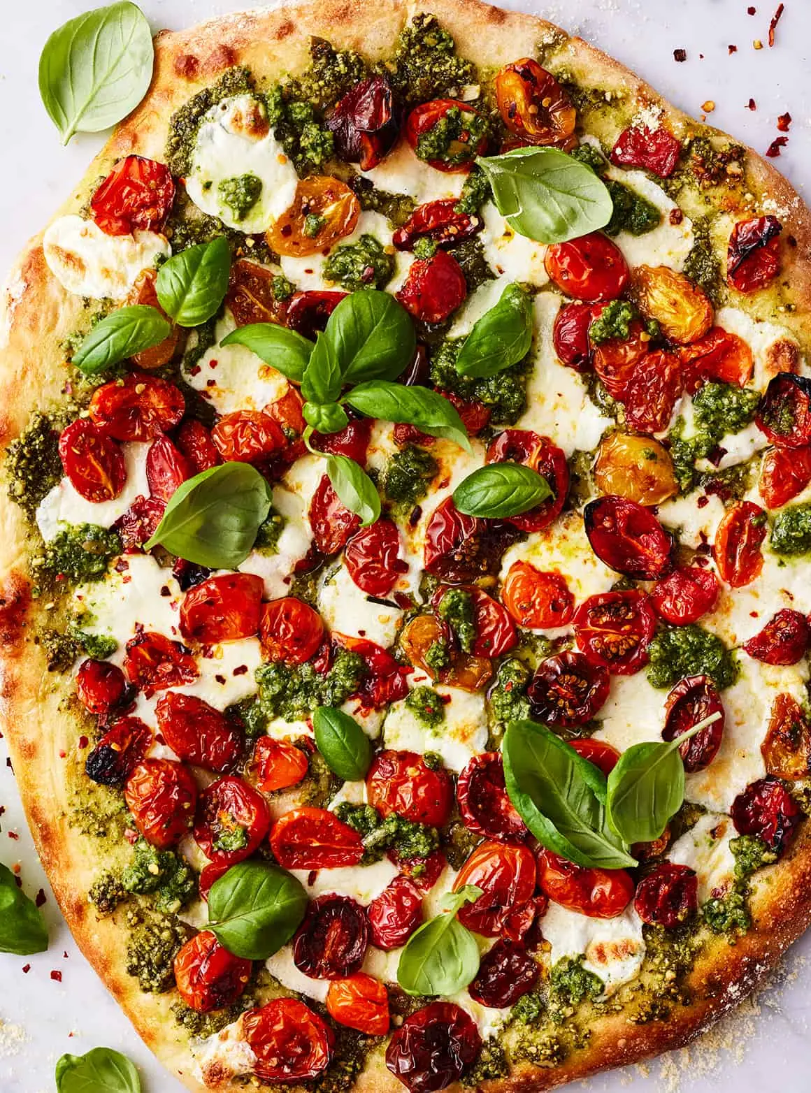 pizza with pesto sauce - What cheese goes with pesto