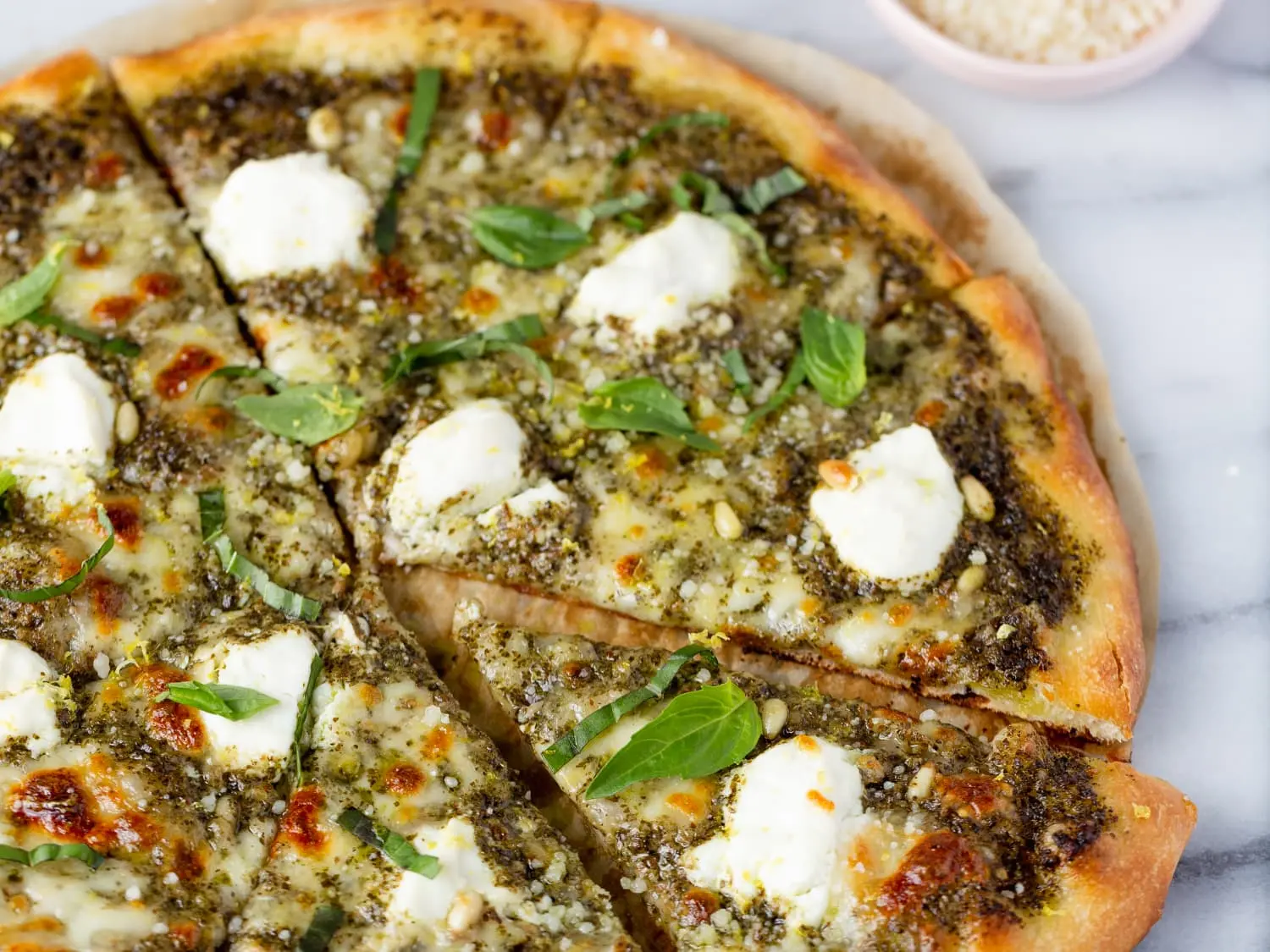 pizza with pesto sauce - What is the name of the pesto pizza
