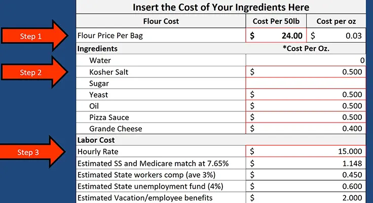 pizza dough calculator - What is the ratio for pizza dough