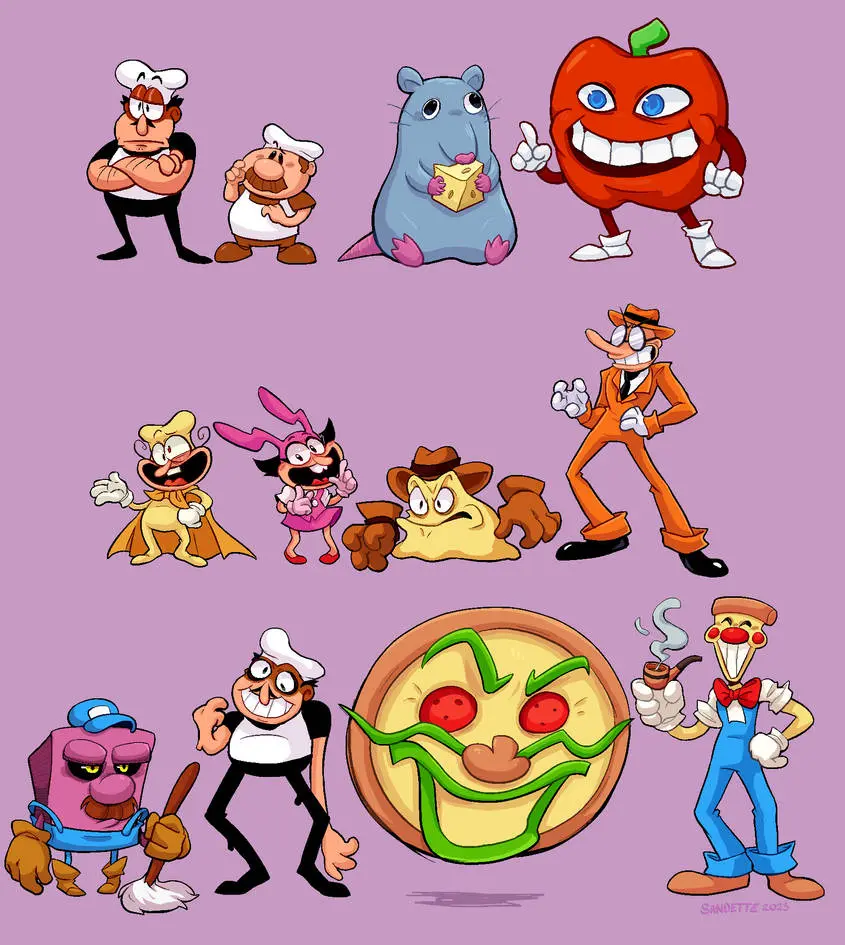 pizza tower characters - Who are the characters in Pizza Tower